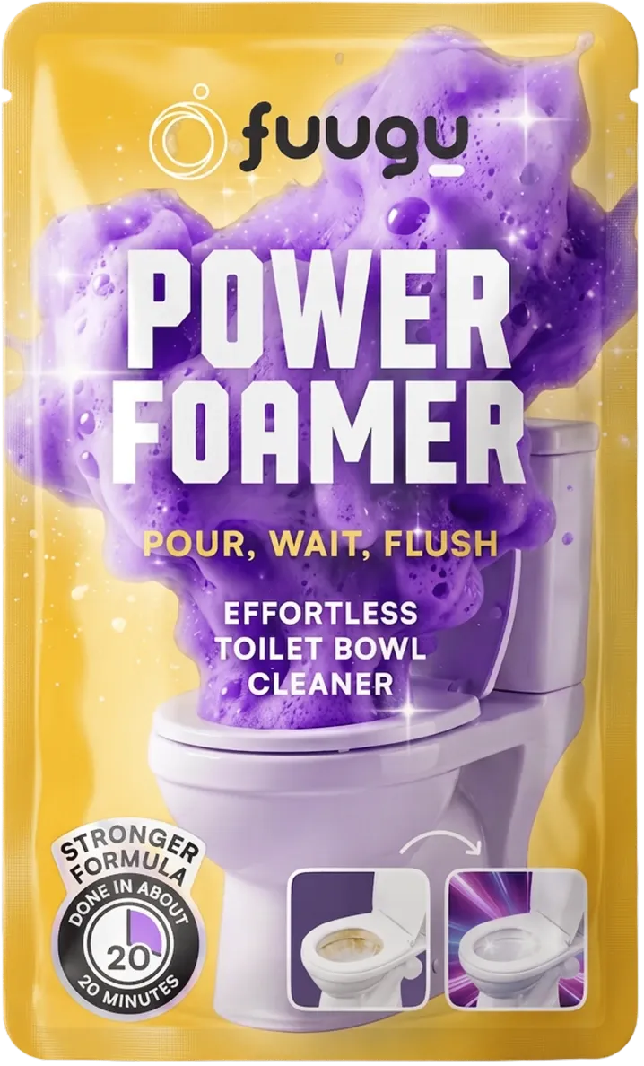 Fuugu Foaming Toilet Bowl Cleaner Power Foamer Sachet Originalverpackung